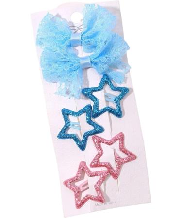 New 2025 Fresh Set Flower Printe Sweet Butterfly Hairpins Bb Hair Bangs Clips Barrettes New For Fashion Accessories Headwear Jewelry Fashion Accessories Creative Gift - Buy Online on GoSupps.com