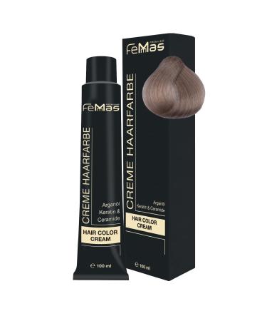 Femmas hair color light light blond sand 10.7 i professional cream hair color with argan oil keratin & ceramids I as a permanent hair coloring or tinting for radiant durable color results i 100 ml light light blonde sand 10.7 1 Pack