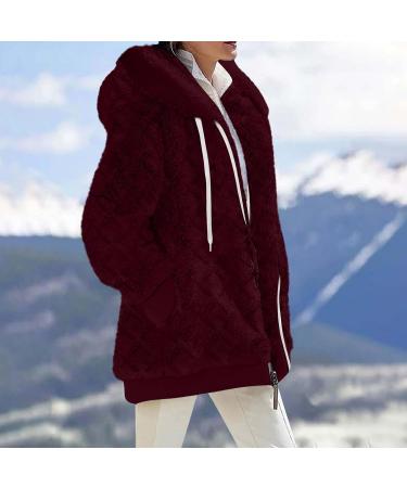Buy Hanxiulin Oversize Plush Jacket for Women | Cozy Winter Fleece Hoodie in Multiple Colors - Warm & Stylish - Buy Online on GoSupps.com