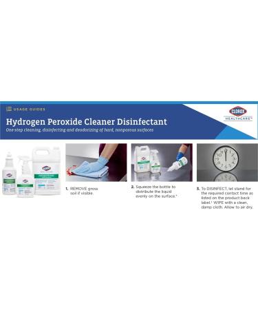 Clorox Healthcare Hydrogen Peroxide Cleaner Disinfectant Spray 32oz | 30828 - Buy Online on GoSupps.com