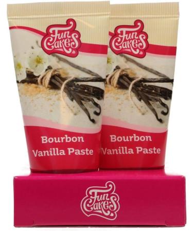 FunCakes Bourbon P te de Vanille Tube 50 ml - Ar me de P tisserie Classique V ritable Vanille pour Cr mes G teaux Gla ages Biscuits Tartes - Halal Adapt aux V g tariens et aux V g taliens - Buy Online on GoSupps.com