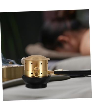 Moxibustion Box Set - Smoke-Free Copper Moxa Burner Holder | Gatuida 16x6cm Heat Treatment Massage Tank - Buy Online on GoSupps.com