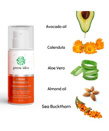 Panthenol+11% for Dry Skin | Dexpanthenol Aloe Vera Calendula & Avocado Oil | Post-Sun Care | Recommended by Ekz | 50 ml - Buy Online on GoSupps.com