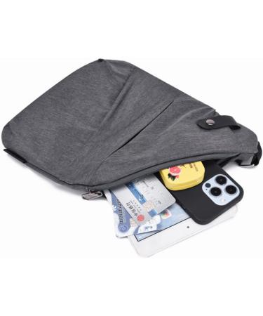 Portable Waterproof Anti-thief Personal Flex Crossbody Sling Bag for Women & Men - Black Right - Buy Online on GoSupps.com