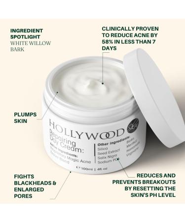 AWARD-WINNING Acne Cream - 4X Stronger 11X Faster | Organic Salicylic Acid Witch Hazel & Tea Tree Oil for Blackheads & Blemishes - 100ml - Buy Online on GoSupps.com