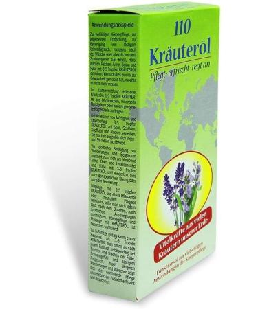 Herbal Oil 110 - 100% Natural Invigorating Body Massage & Care Formula | Strong Aromatherapy Oil for Wellness - Buy Online on GoSupps.com