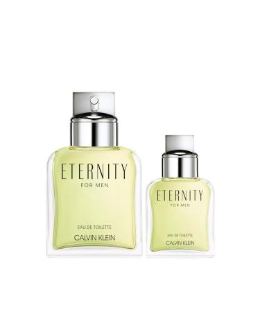 Calvin Klein Eternity Eau de Toilette Foug re Men's Cologne With Notes of Mandarin Sage Cedarwood & Amber Long Lasting Fragrance 2 piece set (3.3 fl oz. + 1 fl oz.) - Buy Online on GoSupps.com