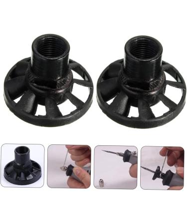Beavorty 2pcs Electric Grinding Chuck Fan Accessory Electric Grinding Dust Cleaning Tool Sandwich 3x3cm Black - Buy Online on GoSupps.com