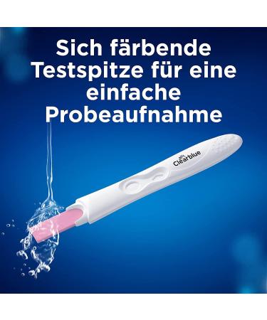Clearblue Early Detection Pregnancy Test - Over 99% Accurate 1x Pack (25 mIU/ml) for Early Pregnancy Confirmation - Buy Online on GoSupps.com