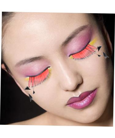 Shop Hemoton 15 Pcs False Eyelashes - Exaggerated & Creative Cosplay Performance Eyelashes for Stunning Looks - Buy Online on GoSupps.com