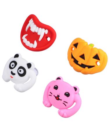 Toddmomy 4pcs Pacifier Toy - Soft Silica Gel Dummy for Newborns | Safe & Soothing International Shipping - Buy Online on GoSupps.com