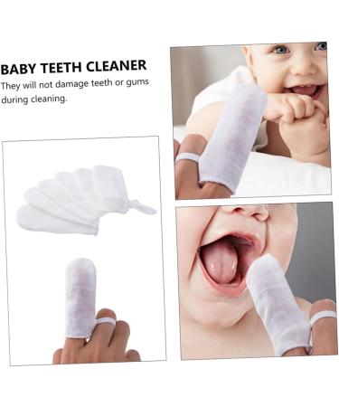 Shop Minkissy 18-Piece Baby Toothbrush Set | Gentle Gauze Fingerlings for 12+ Months | Effective Milk Stain Cleaning - Buy Online on GoSupps.com