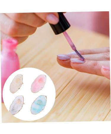 POPETPOP 12 Pcs Nail Polish Mixing Tray & Palette Rings - Assorted Colors for Makeup & Art | Ideal for Eyelash Extensions & Resin Mixing - Buy Online on GoSupps.com