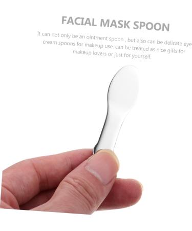 MAGICLULU Stainless Steel Ointment Spoon Birthday Hat Headband Skincare Tools for Cosmetic Skincare Spatula Mini Spoon Mini Blender Cream Scoop Scroll Wheel Lip 6.5x2x0.2cm Silver - Buy Online on GoSupps.com