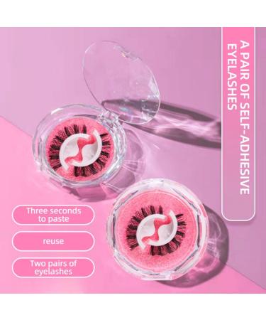 Simplify Your Beauty Routine with Reusable Self Adhesive Eyelashes - Natural Look, No Glue Needed | Perfect Gift for Women - 1 Pair - Buy Online on GoSupps.com