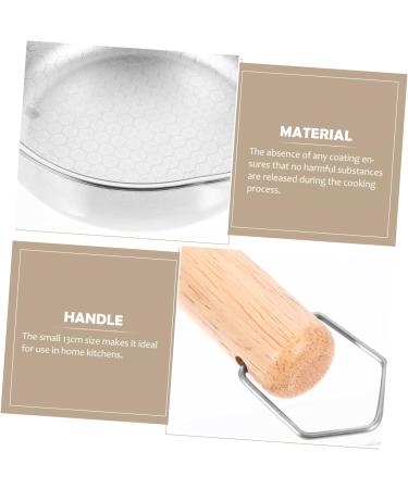 BRIGHTFUFU Stainless Steel Pot Egg Pan Griddle Kitchen Pan Small Egg Frying Pan Stainless Steel Frying Pan Kitchen Egg Cooker Honeycomb Nonstick Skillet Small Frying Pan Wood Non Stick - Buy Online on GoSupps.com