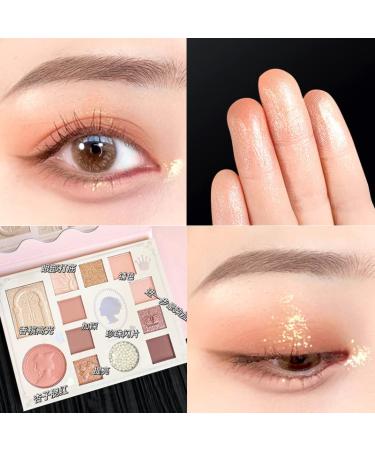 12 Colors Eyeshadow Palette - Matte & Shimmer Long Lasting Waterproof Makeup - Buy Online on GoSupps.com