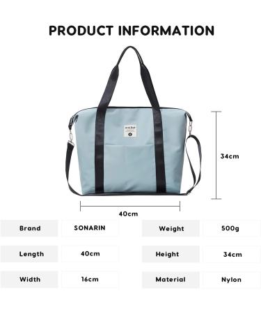 SONARIN Large Capacity Waterproof Baby Nappy Changing Tote Bag Stylish Baby Changing Bag Satchel Messenger Bag Portable Travel Diaper Bag with Stroller Straps & Changing Mat Green - Buy Online on GoSupps.com
