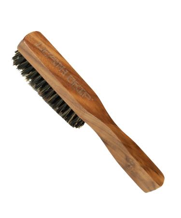 Death Grip Beard Brush and Comb (Wooden Death Grip Brush For Grooming Beards & Hair)