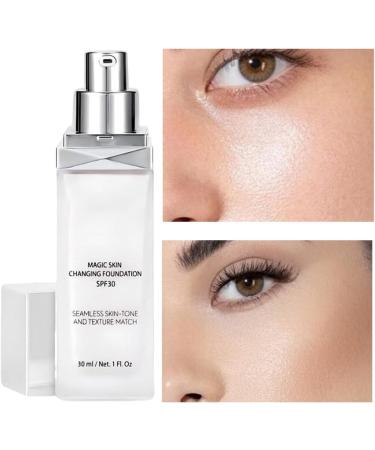 Color-Changing Foundation Long-Lasting Concealer 30ml | Lightweight Foundation with Color-Changing Effect - Suitable for Women and Girls - Buy Online on GoSupps.com