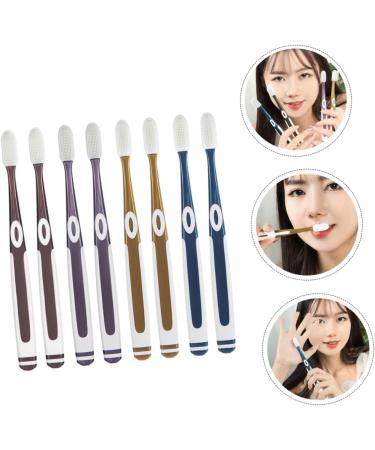 Healvian 8st Nano Toothbrush Set - Ergonomic Health & Massage Travel Toothbrushes for Adults | Replacement Heads & Accessories - Buy Online on GoSupps.com