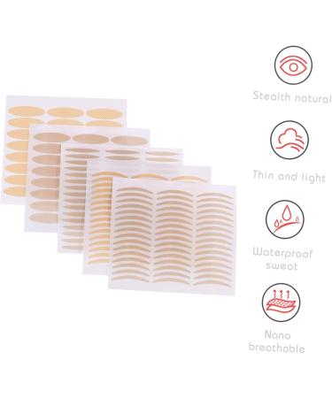 Healeved 100 Sheets Lace Double Eyelid Sticker Invisible Double Eyelid Stickers Eyelid Tape Sticker Sticky Eyelid Strip Instant Eyelid Lifter Invisible Eye Sticker Mesh Tape Medical Tape - Buy Online on GoSupps.com
