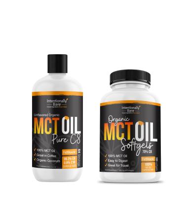 MCT Oil Capsules and Pure C8 MCT Oil Bundle.