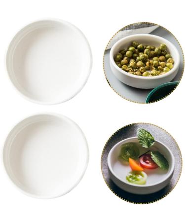 MAGICLULU 4 Pcs Sauce Dish Vinegar Dish Olive Oil Dipping Dishes Appetizer Dishes Japanese Soy Sauce Dishes Small Ceramic Bowls Sauce Serving Dipping Bowls Fries Cooking Ceramics re-usable 9X9X2.5CMx2pcs Whitex2pcs - Buy Online on GoSupps.com
