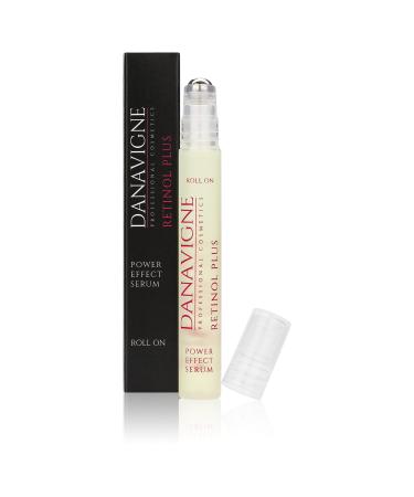Danavigne retinol serum face and eyes roll on - high -dose retinol eye gel - vitamin A plus peptides ceramids and hyaluron against wrinkles anti -aging serum for men and women