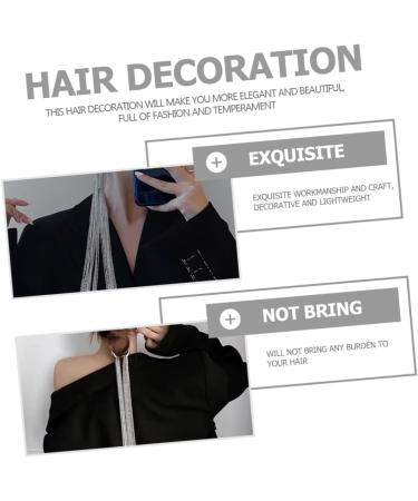 DRESSOOS Tassel Hair Accessories Hair Jewelry Tassel Head Chain Long Chain Tassel Hairwear Tassel Hairband Tassel Ponytail Hair Accessories Tassel Chain Hairband Prom Hair Accessories Alloy - Buy Online on GoSupps.com