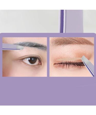 Eyebrow Shaping Grooming Kit - Precision Eyebrow Grooming Kit | Eyebrow Trimming Grooming Kit With Storage Bag For Women Men Purple - Buy Online on GoSupps.com