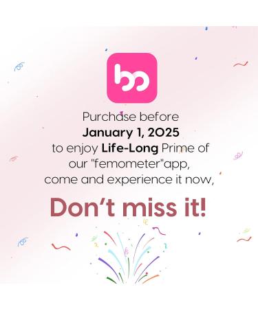 Femometer Smart Ring - Fertility & Ovulation Tracker | Portable Temperature Monitor & Auto-Sync App | Size 7 - Buy Online on GoSupps.com