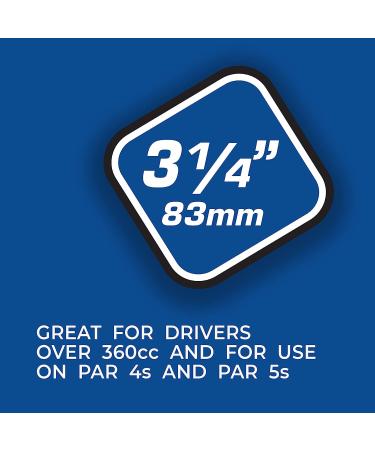 Pride Performance Golf Tee Striped - 3-1/4 Inch, 100 Count - Citrus Pink - Buy Online on GoSupps.com