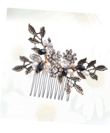 DOITOOL 1pc Pearl Hair Comb Purse Organizer Bridal Hair Comb Pearl Comb Metal Hair Comb Hair Comb for Bride Comb for Bridal Retro Hair Comb Pearl Headpiece S870 Fashion Hair Accessories - Buy Online on GoSupps.com