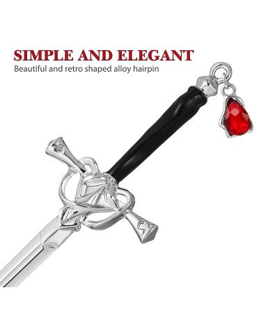 KALLORY Chinese Style Sword Hair Stick - Women's Hair Accessories - Buy Online on GoSupps.com
