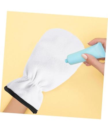 minkissy 1 Pair Maintenance Essential Oil Gloves Wax Warming Gloves Paraffin Wax Bags Hand Paraffin Bath Shower Gloves Moisturizing Gloves Hand Care Gloves White Warm Gloves Flannel Mittens - Buy Online on GoSupps.com