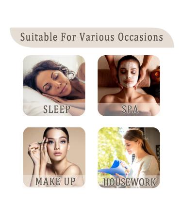 EpoBob Satin Bonnet for Sleeping - 3 Pcs Set, Adjustable Size, Double-Sided Design - Black Purple Blue - Buy Online on GoSupps.com