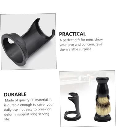 Cabilock 4-Piece Beard Brush Organizer Stand | Safety Razor & Brush Holder for Grooming - Perfect for Travel & Storage - Buy Online on GoSupps.com