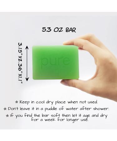 Natural Handmade Essential Oil Artisan Soap Bars - Hypoallergenic Moisturizing Shea Butter, Coconut Oil & Jojoba Oil - 6 Pack Gift Wrapped - Buy Online on GoSupps.com