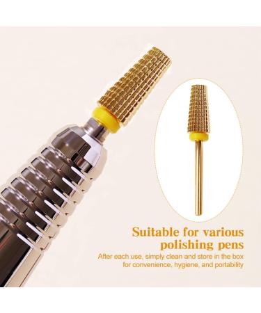 Nail Drill Bits 5-in-1 Carbide Nail Cutter Professional Tungsten Steel Nail Drill Bit for Quick Removal Manicure Pedicure Salon Tool for Polishing Uneven Nail Surface(size:A) - Buy Online on GoSupps.com