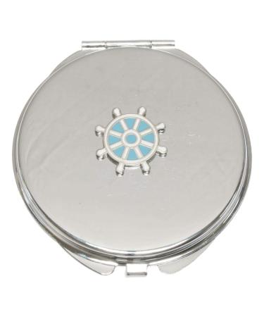Ships Wheel Compact Mirror Handbag Gift With Free Engraving 326