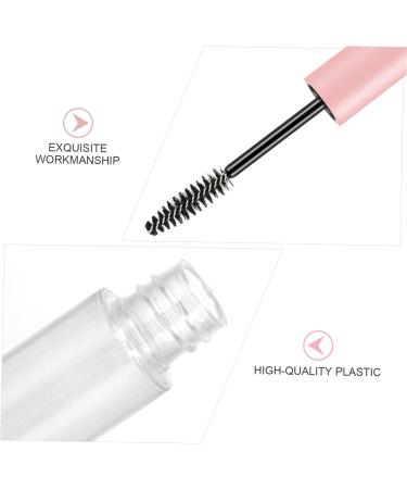PLAFOPE 50 Pcs Mascara Empty Tube Mini Lipstick Mini Mascara Tubes for Castor Oil Clear Wand Plastic Pink - Buy Online on GoSupps.com