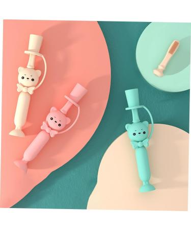 FOYTOKI Silicone Toothbrush - 1Pc Oral Care Training & Bristle Toothbrush for Kids | International Shipping Available - Buy Online on GoSupps.com