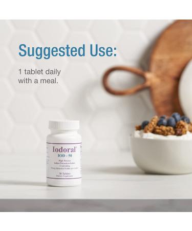 Optimox Iodoral 50mg - High Potency Lugol Solution Iodine Supplement - 30 Tablets - Energy & Thyroid Support - Buy Online on GoSupps.com