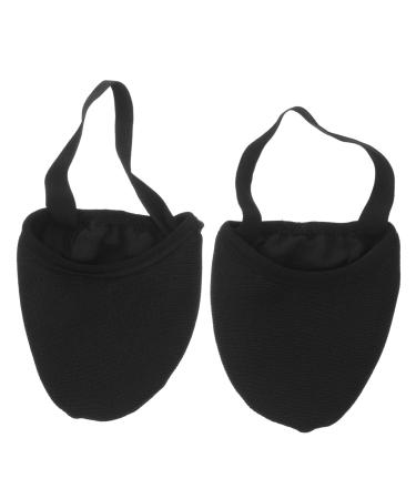 Holibanna 1 Pair Soft Sole Forefoot Pad Shoe Inserts Foot Protector Toe Cover for Pointe Shoes Forefoot Pads for Dancers Pointe Shoe Pad Toe Protector Toe Pads Miss Absorb Sweat Sock Fabric