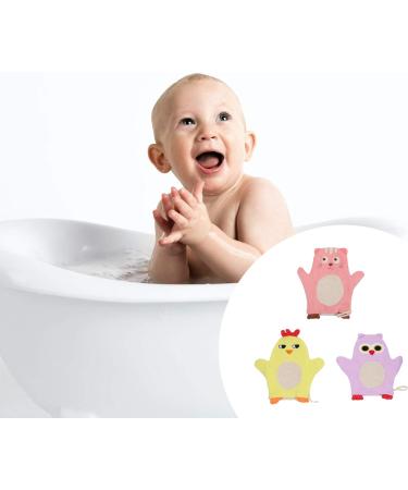 FOMIYES 9-Piece Bath Gloves Set for Exfoliating and Cleansing - Toddler Shower Glove - Soft Cotton Body Wash - Assorted Colors - Buy Online on GoSupps.com