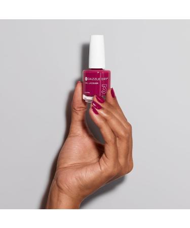 Dazzle Dry Nail Lacquer - Step 3 Raspberry Rush | Full Coverage Cream | 0.5 fl oz - International Shipping Available - Buy Online on GoSupps.com