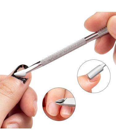 Ushine Cuticle Remover with Cuticle Cutter & Cuticle Pusher Nail Care Kit for women Stainless Steel Professional Cuticle Trimmer & Cuticle Clipper Cuticle Nipper Nail tools for Salon/Home-Silver - Buy Online on GoSupps.com