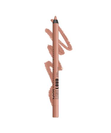 NYX PROFESSIONAL MAKEUP Line Loud Lip Liner Longwear and Pigmented Lip Pencil with Jojoba Oil & Vitamin E - Goal Crusher (Midtone Beige) 03 Goal Crusher - Buy Online on GoSupps.com