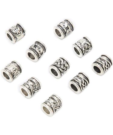 Viking Beard Beads & Nordic Dreadlock Beads - DIY Craft Jewelry & Hair Accessories - Buy Online on GoSupps.com